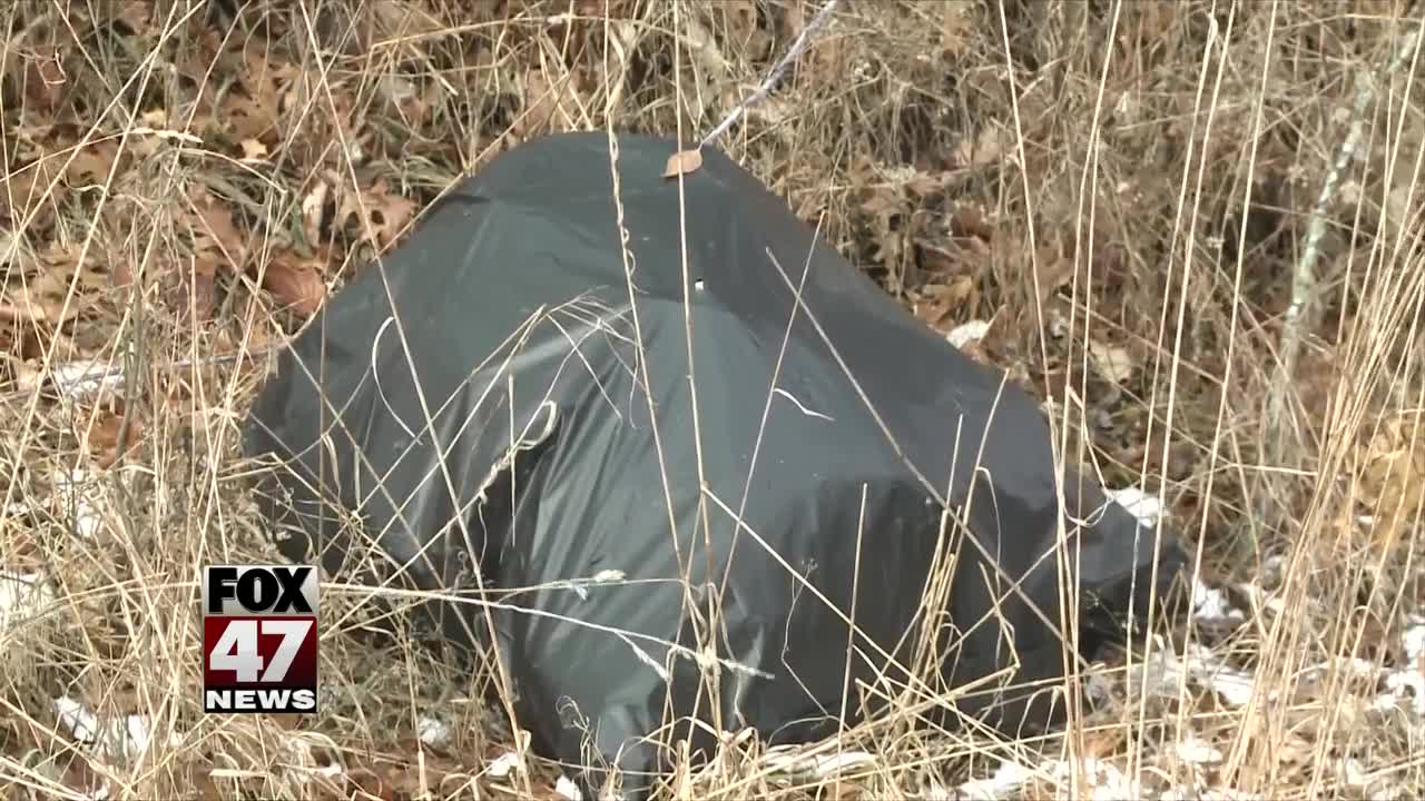 Woman upset over dumped trash in Bath