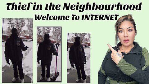 Look what I caught on my Doorbell Ring Camera. Thief in the neighborhood.