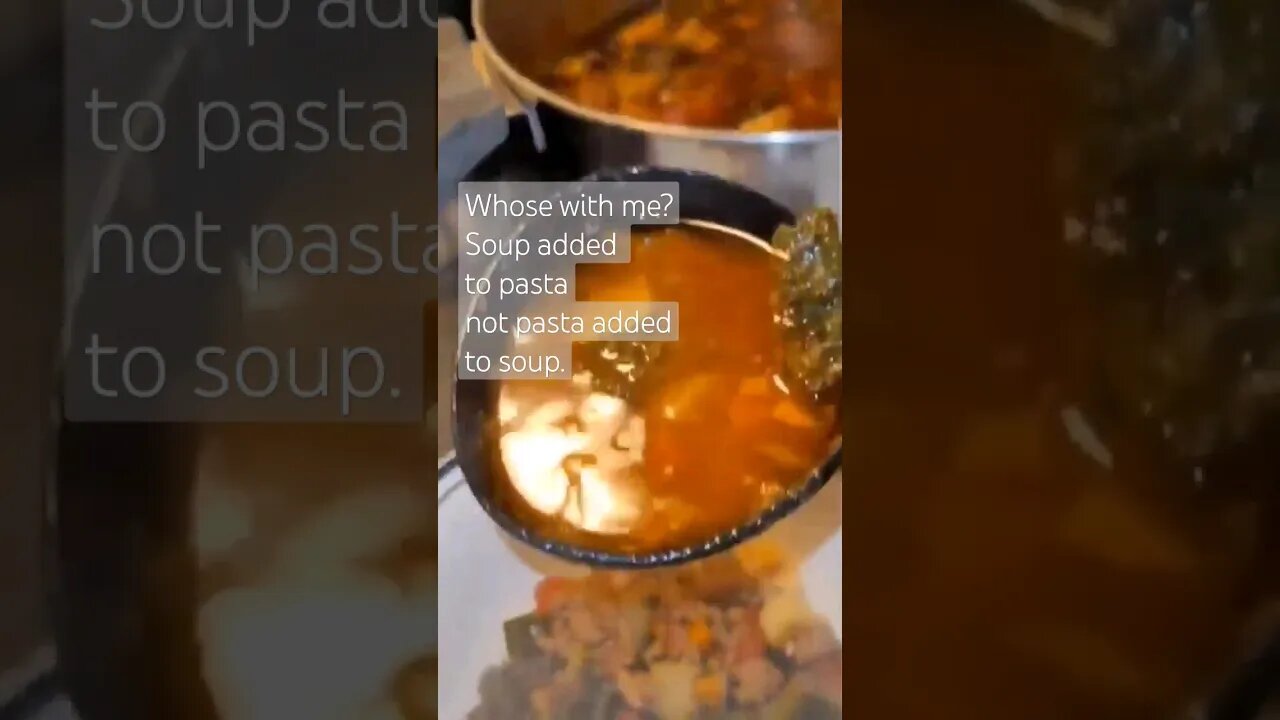 Soup and Pasta
