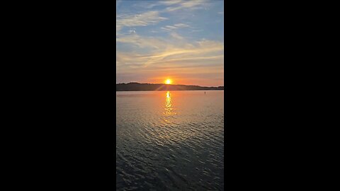 Sunrise over Lake of The Ozarks in Missouri