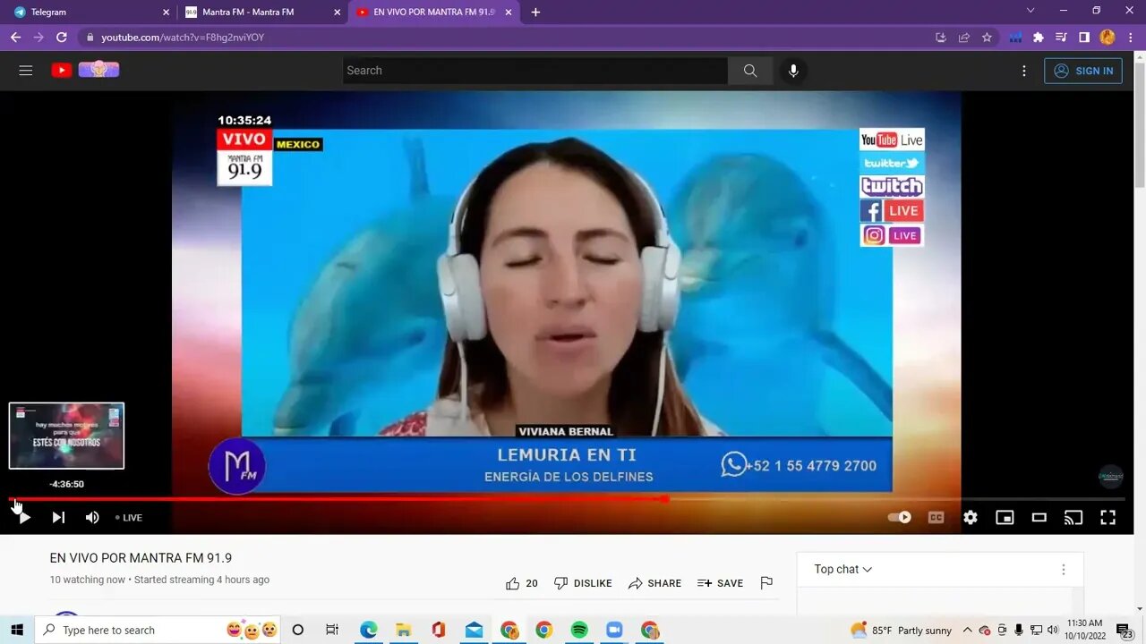 Noccankani: Como retrocer el live de Mantra