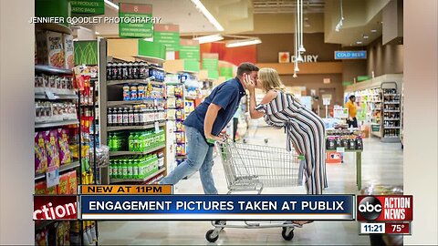 These Publix engagement pictures are every Florida couple's dream