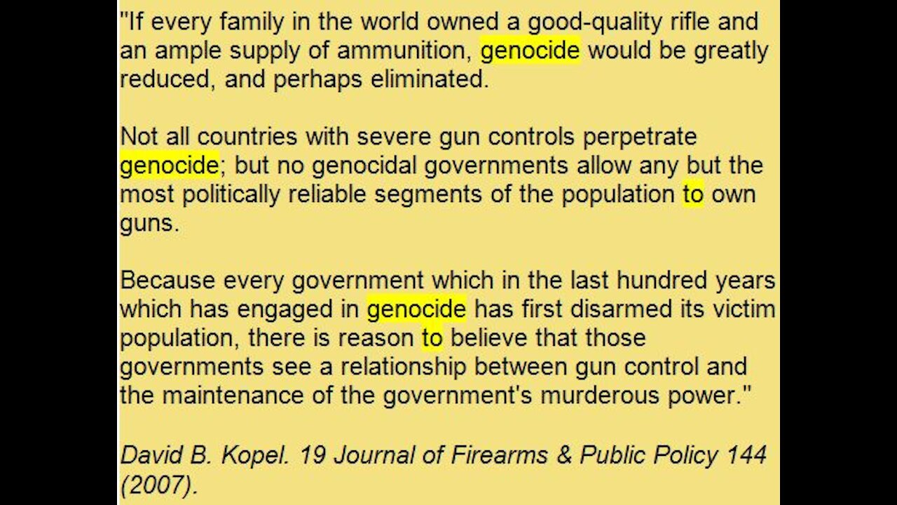 Armed Resistance to Genocide