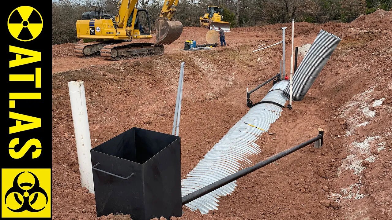 This $150,000 Bomb Shelter is Nice Inside! - Atlas 10X33 with Generator Pod