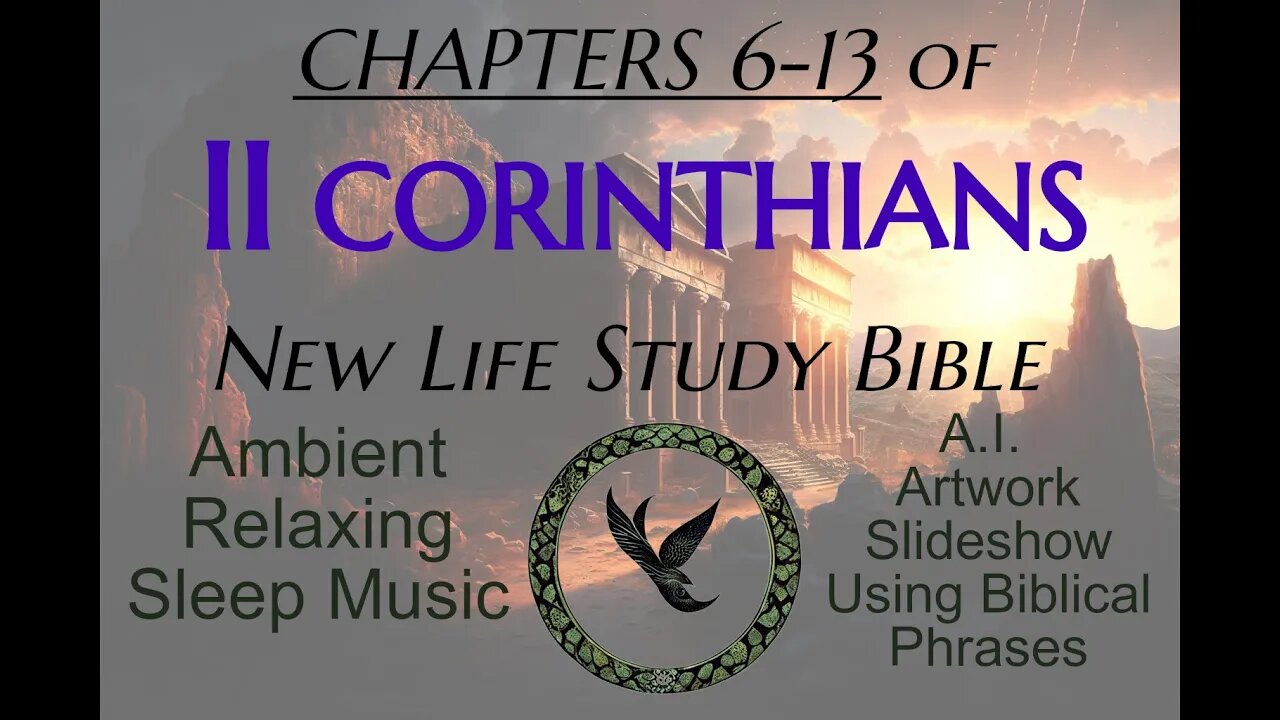 2 Corinthians Chapters 6-13; Audiobook From The New Life Study Bible with Relaxing Ambient Music