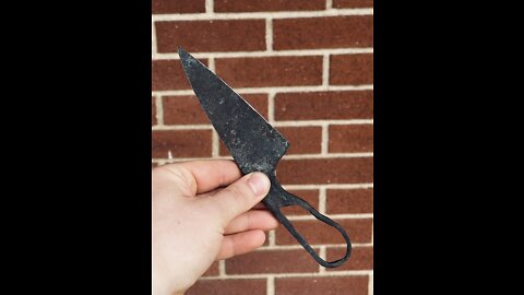 POV Skeletal Blacksmith Every Day Carry Knife Part 1
