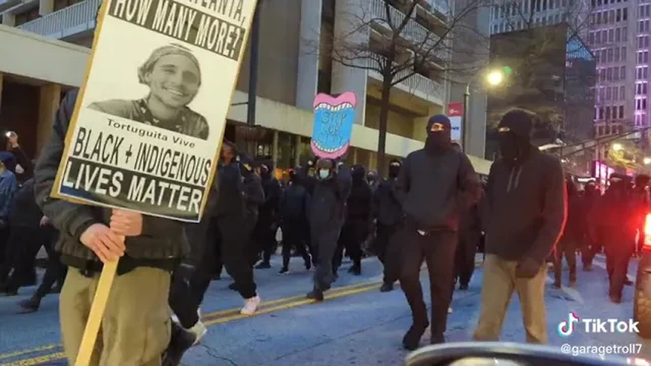 ANTIFA is using the hashtag #stopcopcity to organize the Atlanta riot on TikTok
