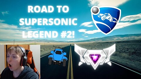 ROCKET LEAGUE 1v1 ROAD TO SUPERSONIC LEGEND #2!