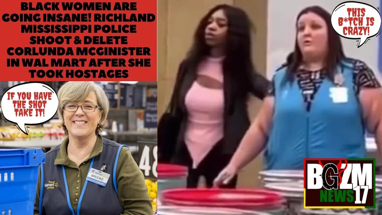 Richland Mississippi Police Delete Corlunda McGinister in Wal Mart After Taking Glider Woman Hostage