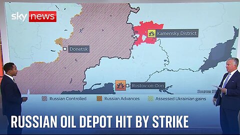 Ukraine launches drone strikes on Russian oil facilities / Ukraine war