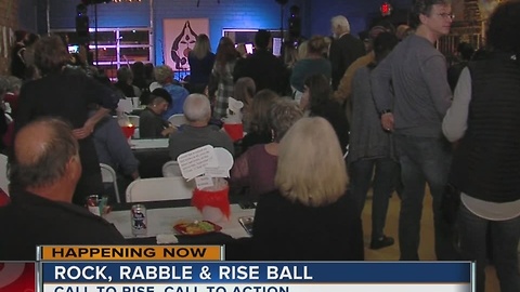 Rock, Rabble and Rise Ball.