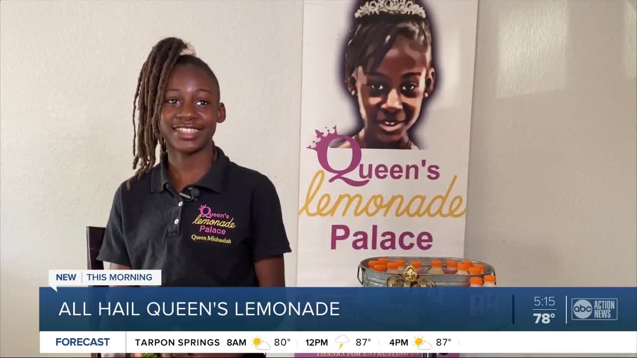 All hail Queen’s Lemonade Palace, a thriving Lakeland business run by 11-year-old mini mogul