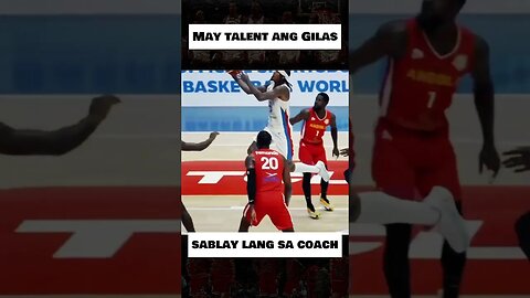 May Talent sana ang Gilas, Sablay lang sa Coach! 😭 #fiba #gilaspilipinas