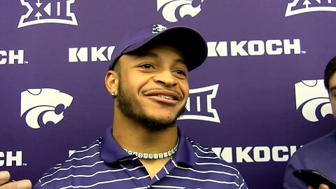 Kansas State Football | Deuce Vaughn Postgame Interview | K-State 34, South Dakota 0