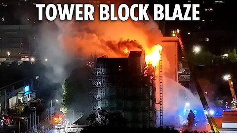 Massive Blaze Engulfs London High-Rise: Over 100 Evacuated as Firefighters Battle Inferno