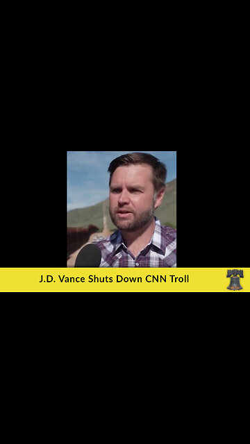 J.D. Vance Shuts Down CNN Troll
