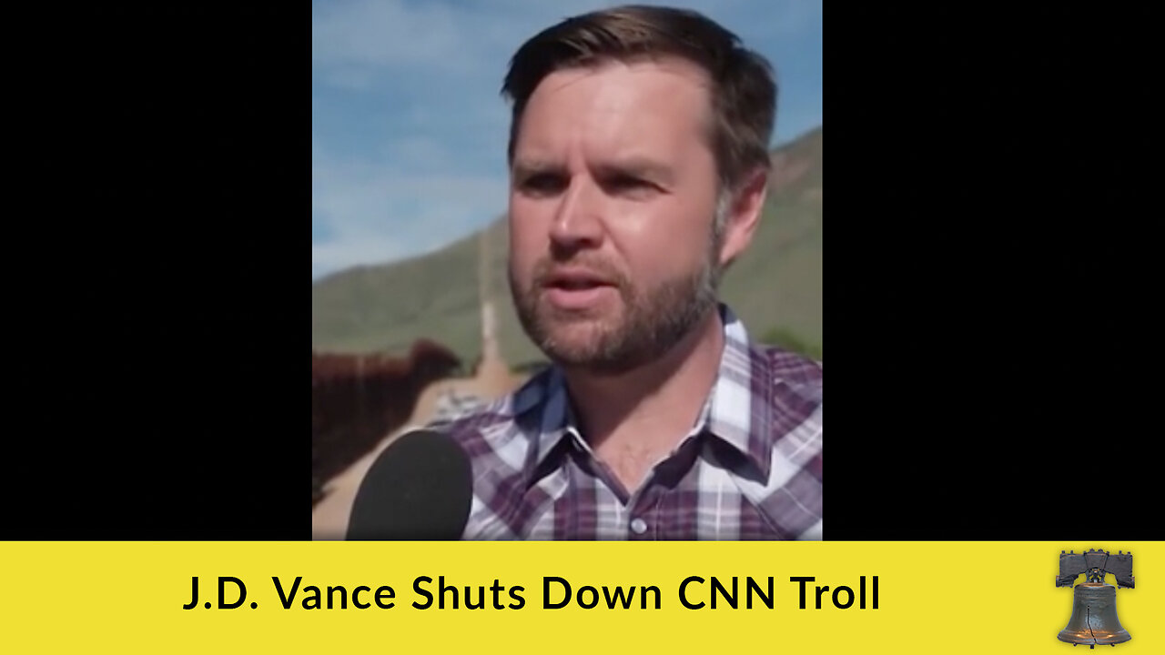 J.D. Vance Shuts Down CNN Troll