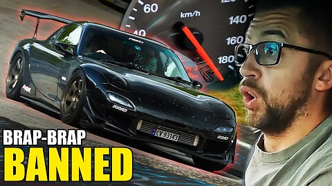 BANNED! Mazda RX-7 Goes BRAAAAAAAAP on the Nürburgring!
