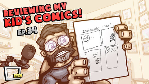 Reviewing my 9-Year-Old's Comics: Invis'a'ble Man!