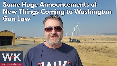 Some Huge Announcements of New Things Coming to Washington Gun Law