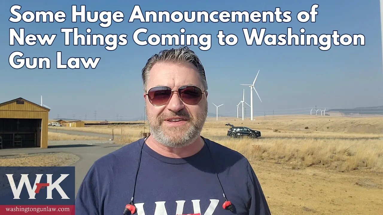 Some Huge Announcements of New Things Coming to Washington Gun Law