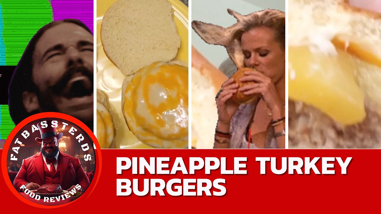 Making of Pineapple turkey burgers with cheese April 21 2024