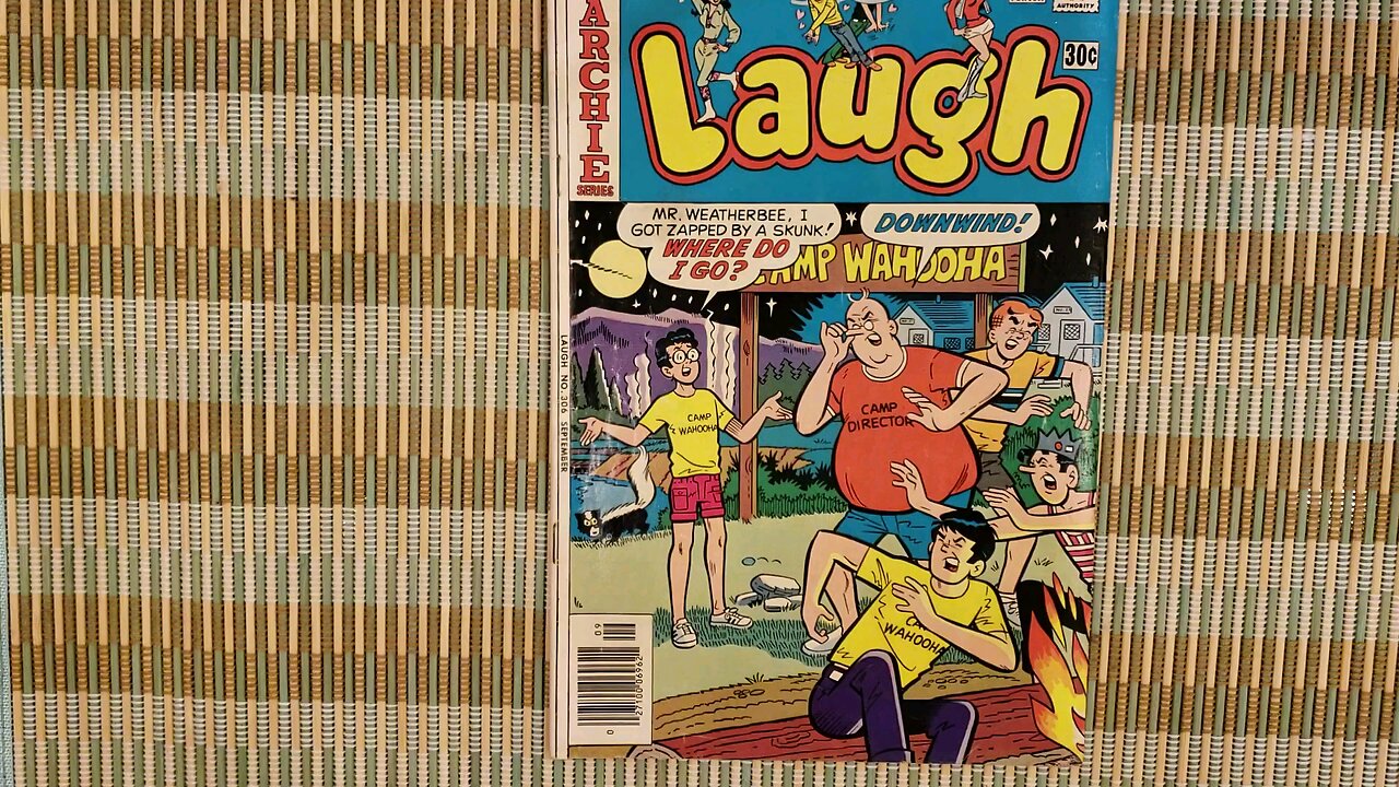 Laugh No. 306 comic book Close-Up, Inc. September 1976 Archie Series