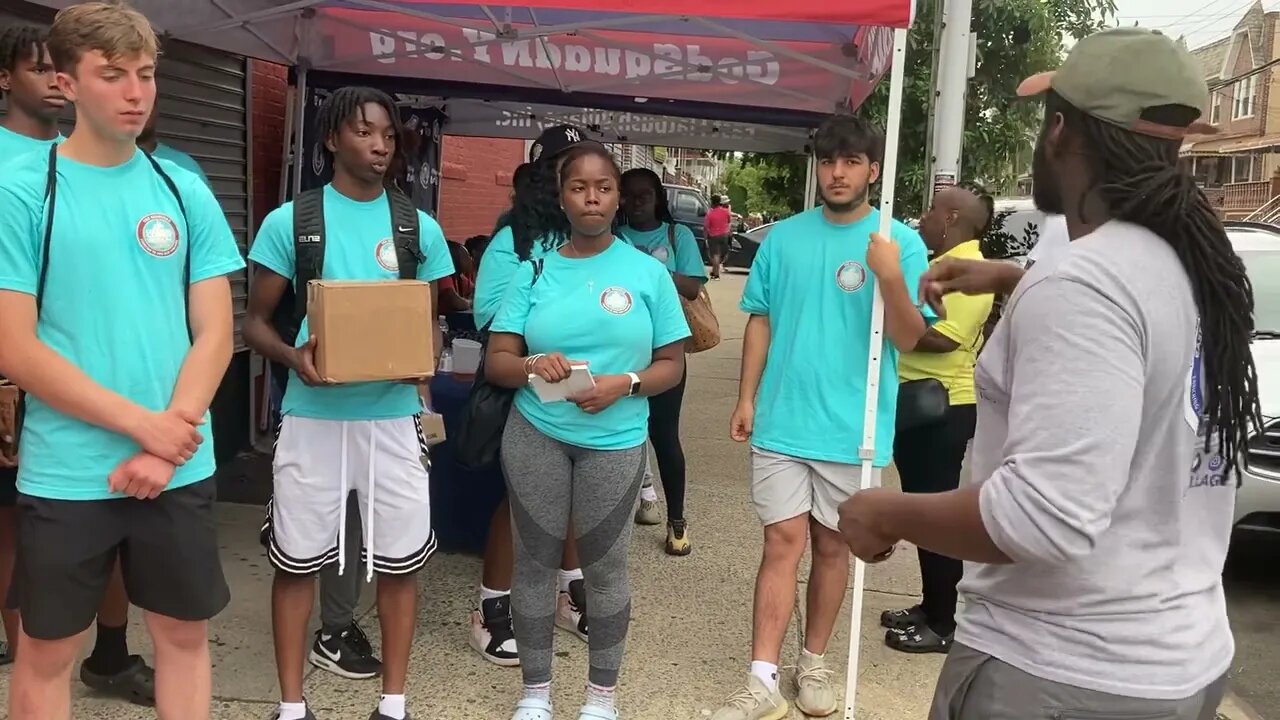 The Occupy the Corner Event on Avenue D and E46th st hosted by @MoniqueForNY