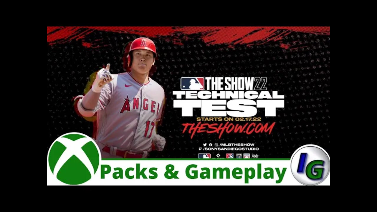 MLB The Show 22 TECH TEST Opening Packs and Gameplay