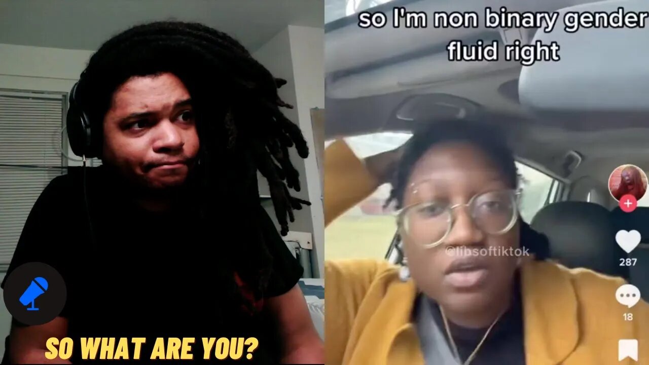 Black Female Tiktoker Confuses People On Being Trans Or Non-Binary...