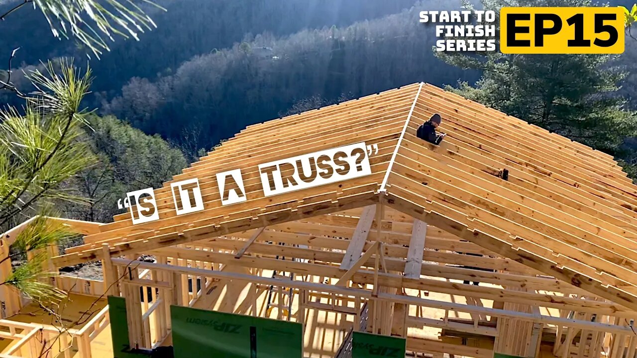 Build Your Own Roof | Building A Mountain Cabin EP15