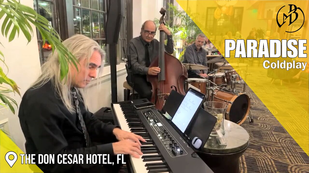 Coldplay - Paradise cover by The Marc Bosserman Trio (Live at The Don CeSar Hotel)