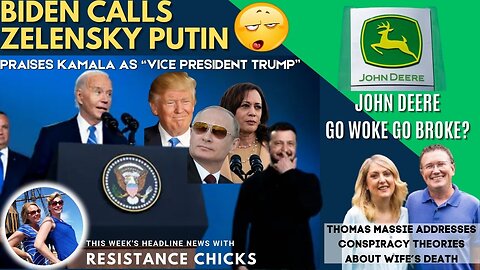 Biden Calls Zelensky Putin & Praises VP Trump - What is Going On?! John Deere: Go Woke Go Broke