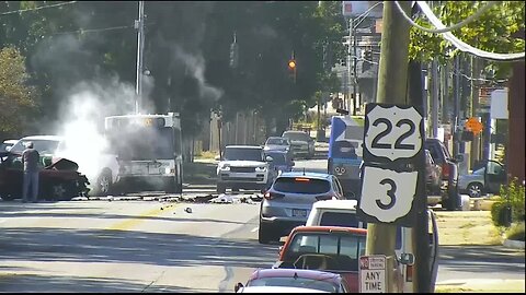 Car strikes Cincinnati Metro bus, injuring 12