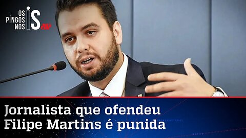 Justiça condena jornalista por chamar Filipe Martins de supremacista