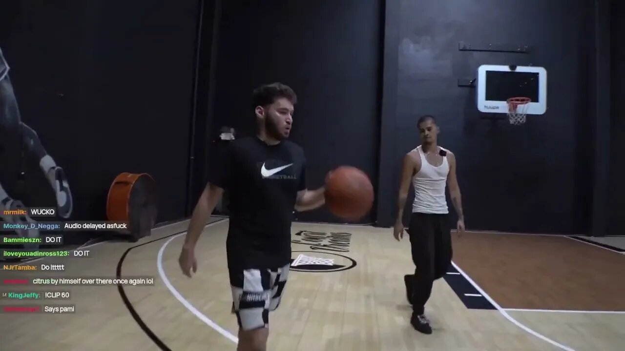 SNEAKO 1v1s Adin Ross In A Basketball Game