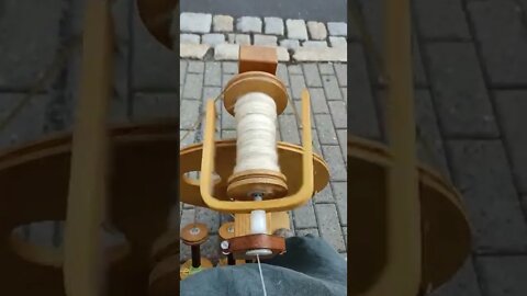 Prepping skills: spinning wool #shorts