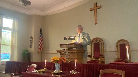 Pastor Jay D. Hobson. Sunday Sermon, Cushman Union Church, September 29, 2024