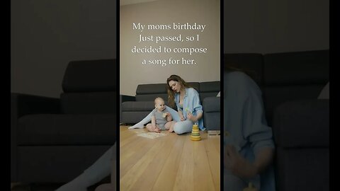 I composed this song on the piano for my mothers birthday #Shorts