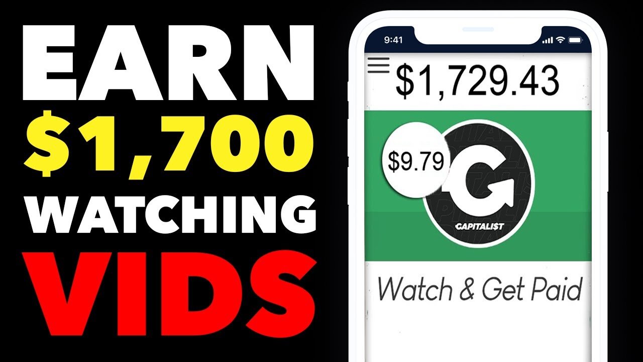 Earn $2.79 Per Video You Watch For FREE (Make Money Online)