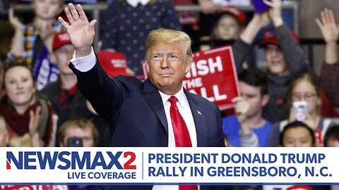 LIVE: President Donald Trump Rally in Greensboro, N.C. | NEWSMAX2