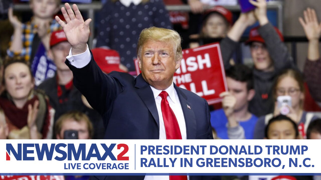 LIVE: President Donald Trump Rally in Greensboro, N.C. | NEWSMAX2