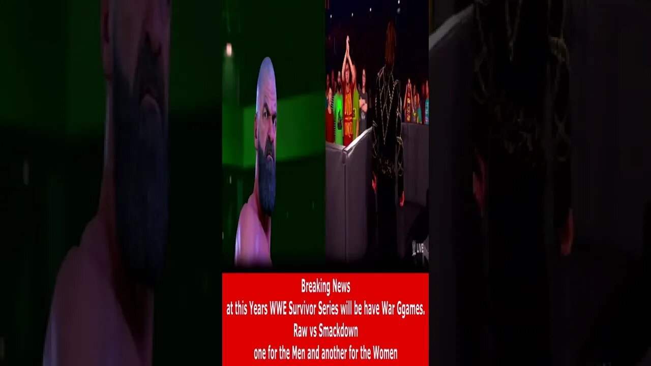 Breaking News for This Years WWE Survivor Series