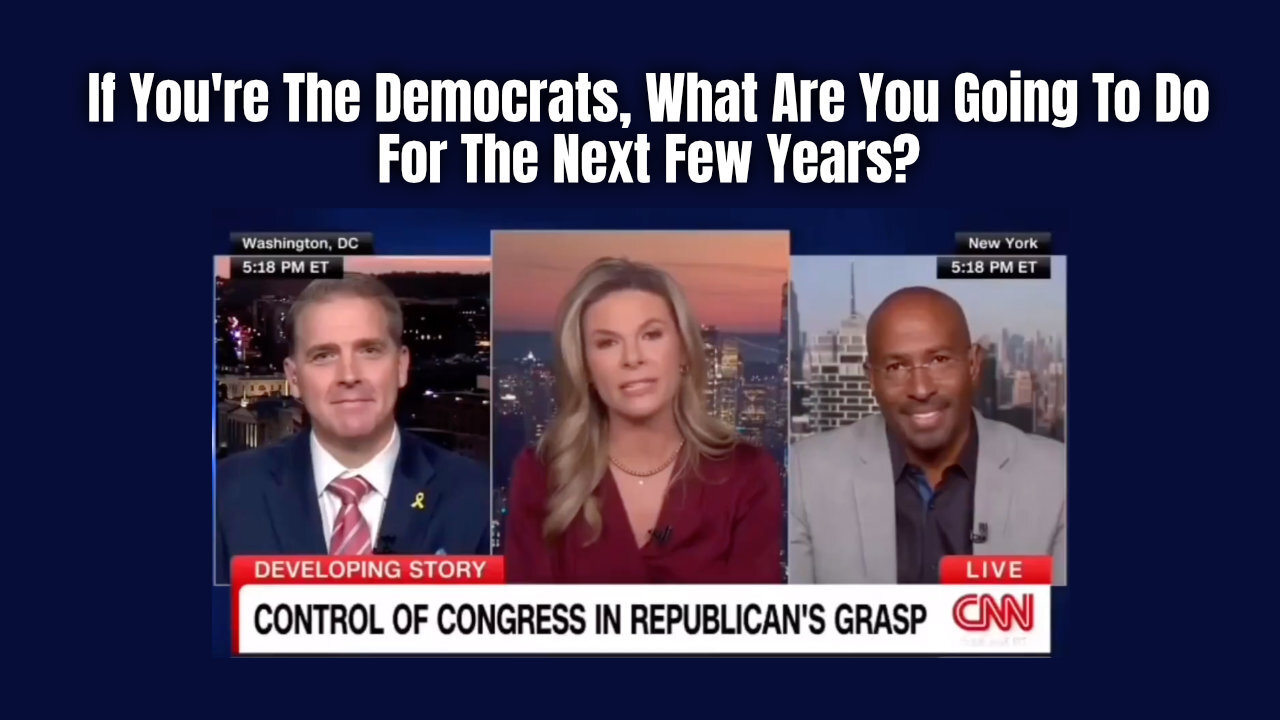 If You're The Democrats, What Are You Going To Do For The Next Few Years?