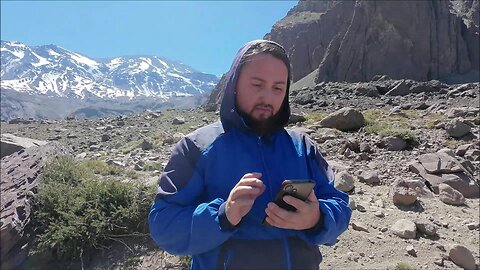 Valle la Engorda at San Jose de Maipo in Chile
