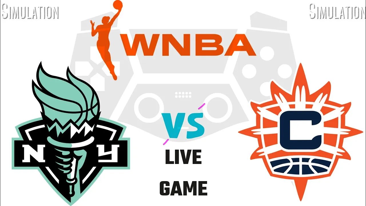 New York Liberty vs Connecticut Sun | Liberty vs Sun | WNBA Live Semi Final Game 1 Simulation