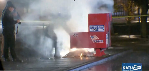 FIRES SET IN BALLOT BOXES!