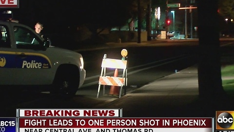 Person shot at Phoenix home, shooter not in custody