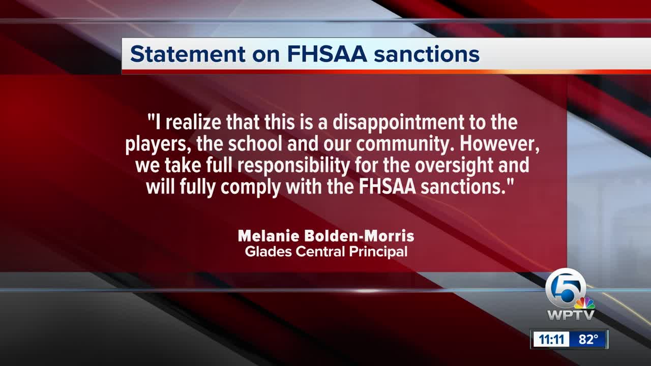 Glades Central High School must forfeit 3 games after using ineligible player