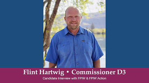 Flint Hartwig County Commissioner District 3 candidate